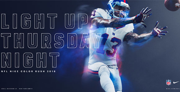 New York Giants Color Rush Jerseys