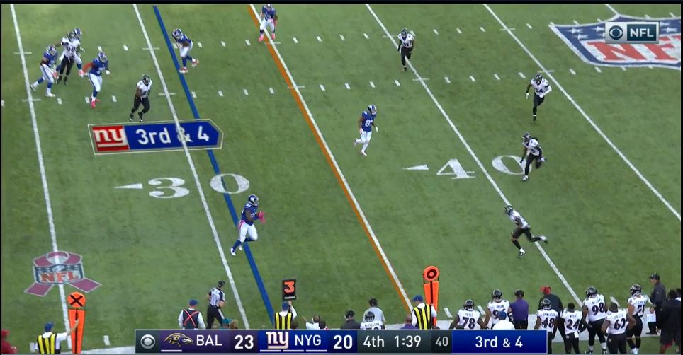 Larry Donnell Cant Get First Down