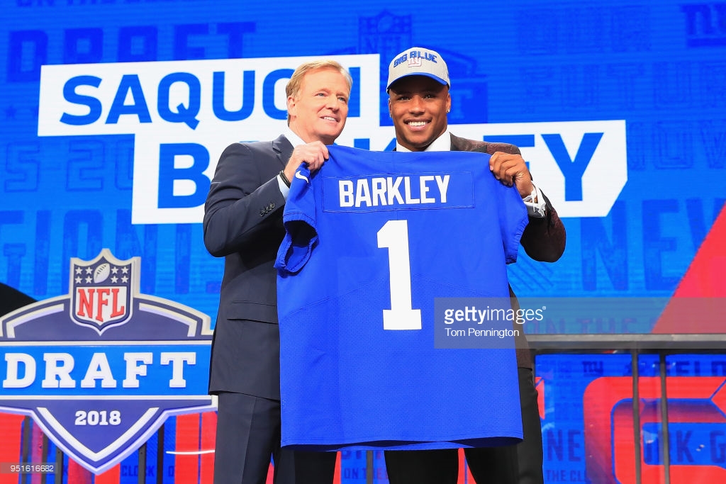 Giants Grab Saquon Barkley With 2nd Pick